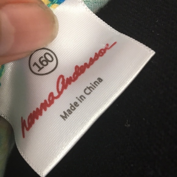 Hanna Andersson women’s/teens  multi pattern ruff front dress​ - Picture 6 of 8